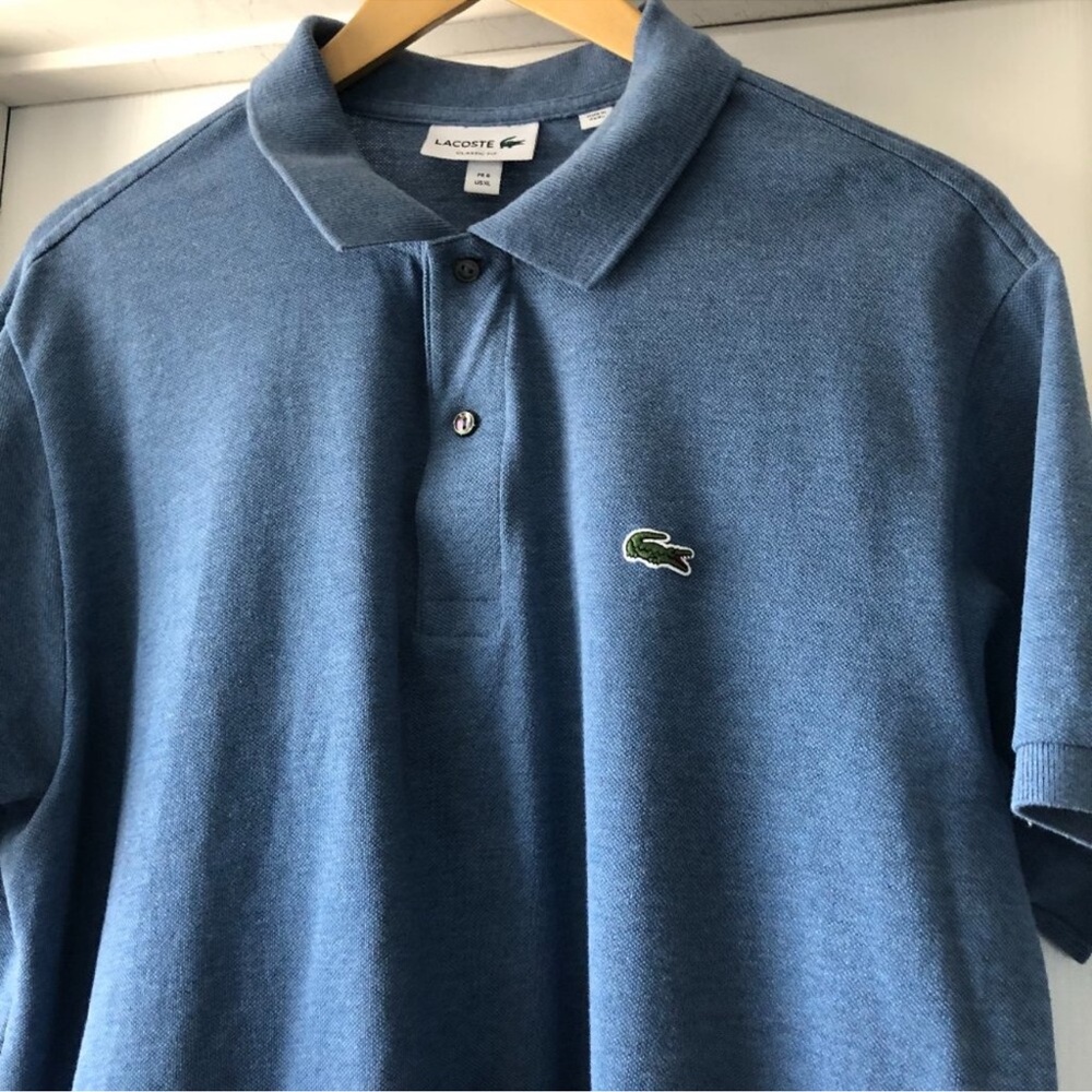 LACOSTE Men's Blue Polo Shirt size US XL